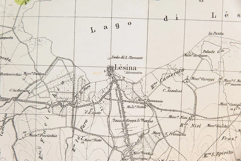 Militärische topografische Karte des Gebiets Gran Paradiso, 1937