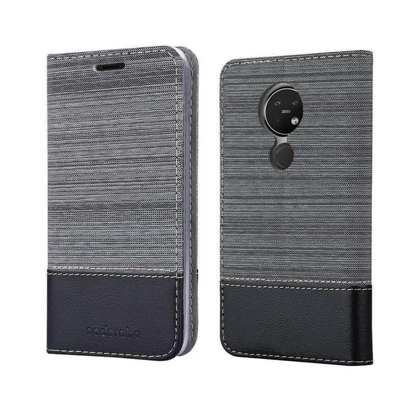 Cadorabo Hülle kompatibel mit Nokia 7,2 Schutzhülle mit Magnetverschluss, Standfunktion und Kartenfach