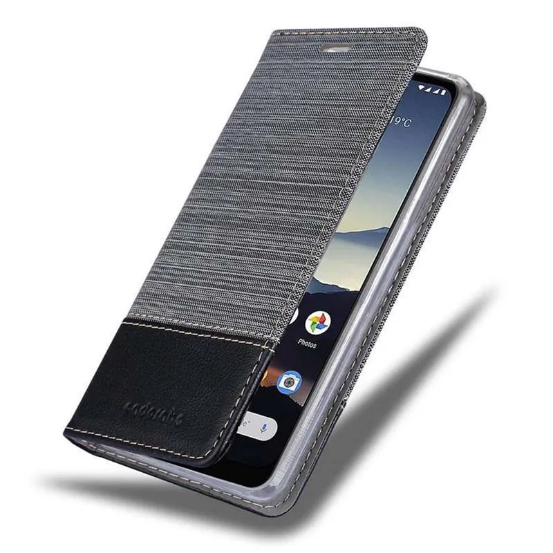 Cadorabo Hülle kompatibel mit Nokia 7,2 Schutzhülle mit Magnetverschluss, Standfunktion und Kartenfach