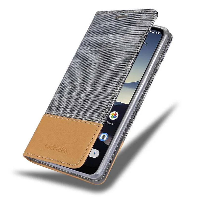 Cadorabo Hülle kompatibel mit Nokia 7,2 Schutzhülle mit Magnetverschluss, Standfunktion und Kartenfach