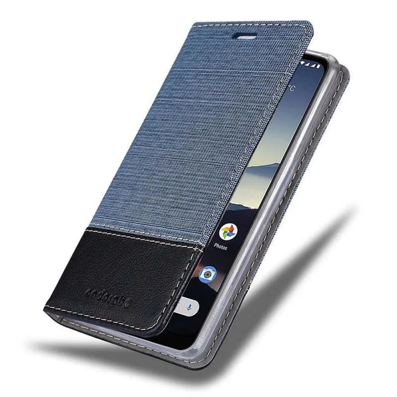 Cadorabo Hülle kompatibel mit Nokia 7,2 Schutzhülle mit Magnetverschluss, Standfunktion und Kartenfach