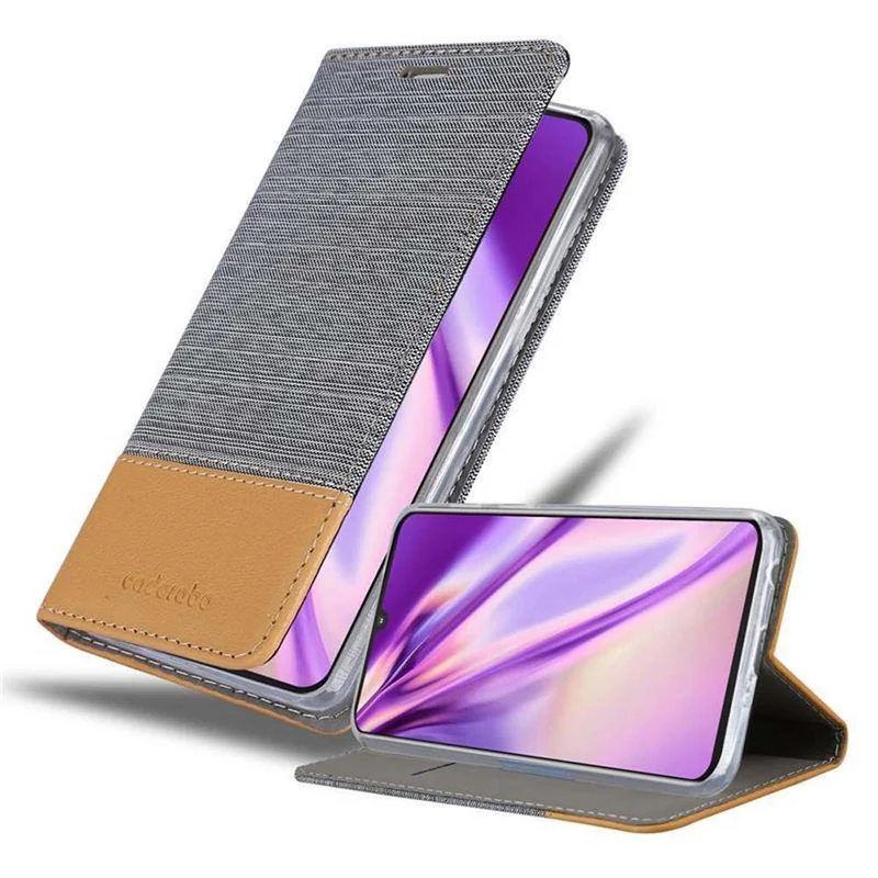 Cadorabo Hülle kompatibel mit Motorola MOTO Z4 Schutzhülle mit Magnetverschluss, Standfunktion und Kartenfach