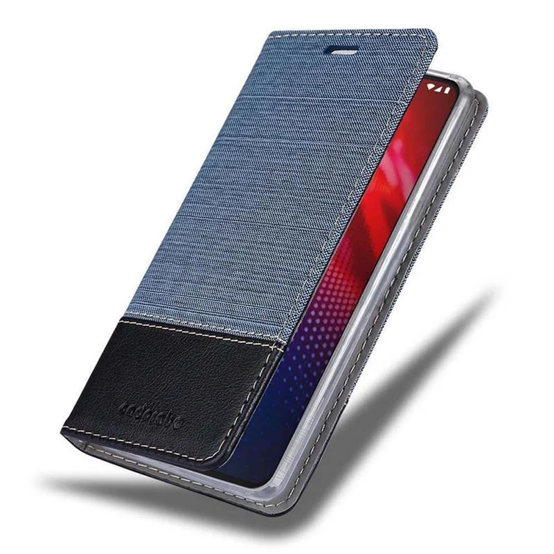 Cadorabo Hülle kompatibel mit Motorola MOTO Z4 Schutzhülle mit Magnetverschluss, Standfunktion und Kartenfach
