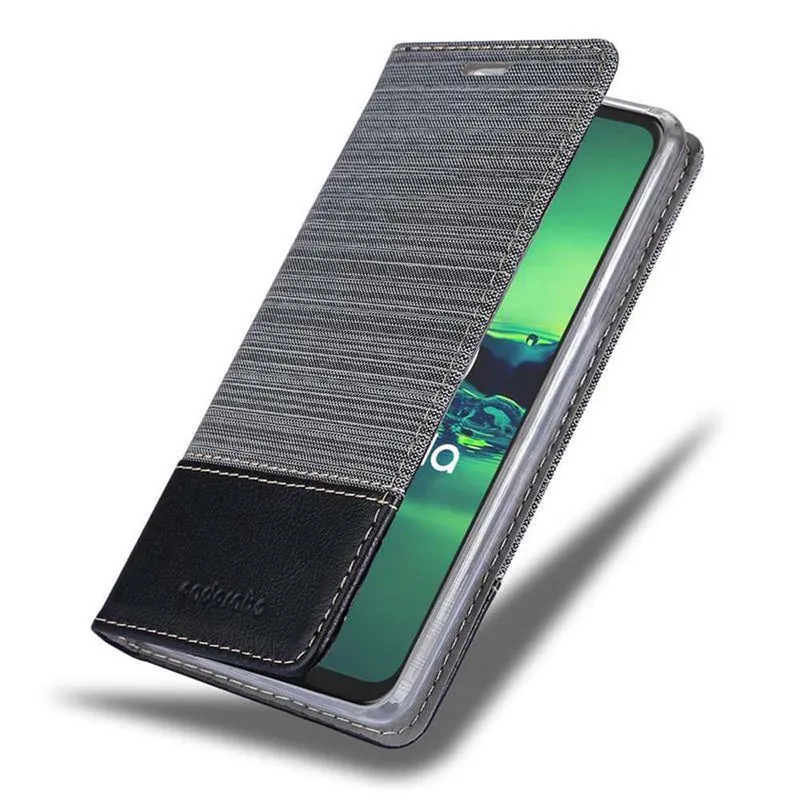 Cadorabo Hülle kompatibel mit Motorola MOTO G8 PLUS Schutzhülle mit Magnetverschluss, Standfunktion und Kartenfach