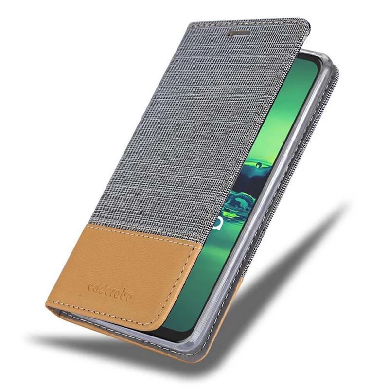 Cadorabo Hülle kompatibel mit Motorola MOTO G8 PLUS Schutzhülle mit Magnetverschluss, Standfunktion und Kartenfach
