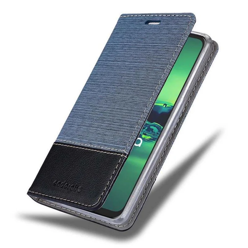 Cadorabo Hülle kompatibel mit Motorola MOTO G8 PLUS Schutzhülle mit Magnetverschluss, Standfunktion und Kartenfach