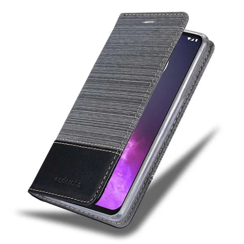 Cadorabo Hülle kompatibel mit Motorola ONE PRO / ONE ZOOM Schutzhülle mit Magnetverschluss, Standfunktion und Kartenfach