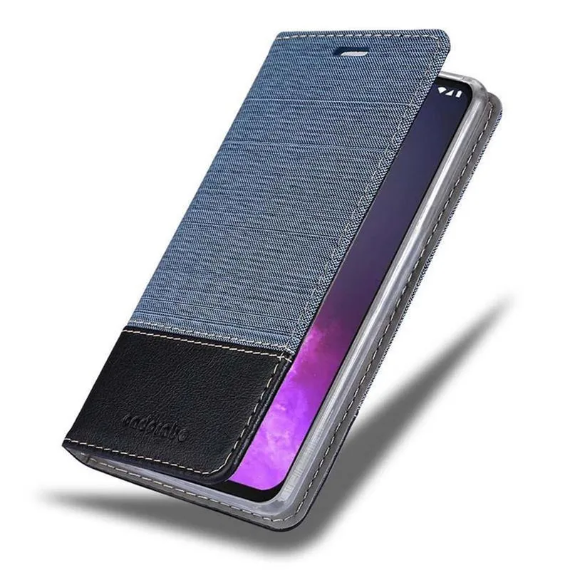 Cadorabo Hülle kompatibel mit Motorola ONE PRO / ONE ZOOM Schutzhülle mit Magnetverschluss, Standfunktion und Kartenfach