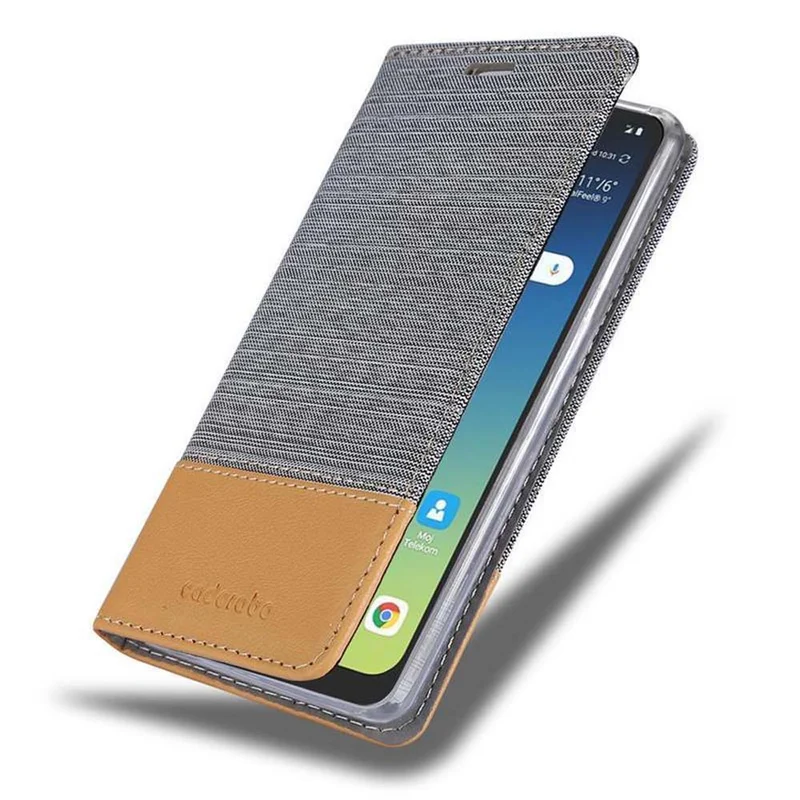 Cadorabo Hülle kompatibel mit LG K40S Schutzhülle mit Magnetverschluss, Standfunktion und Kartenfach