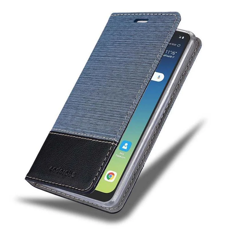 Cadorabo Hülle kompatibel mit LG K40S Schutzhülle mit Magnetverschluss, Standfunktion und Kartenfach
