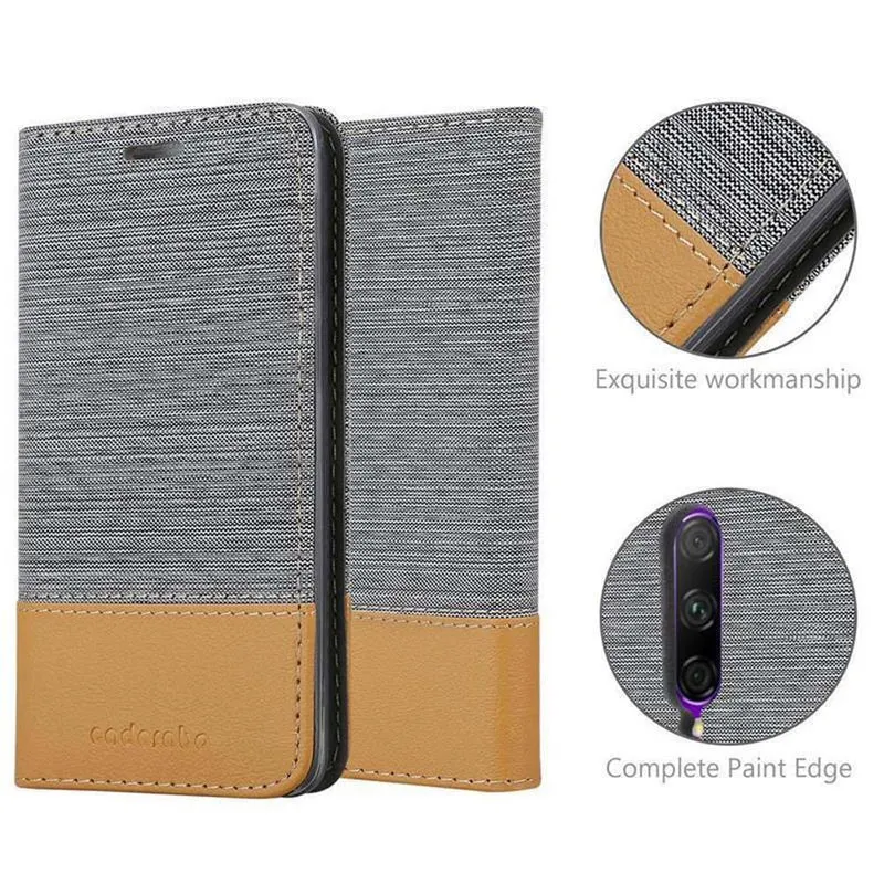 Cadorabo Hülle kompatibel mit Honor 9X PRO Schutzhülle mit Magnetverschluss, Standfunktion und Kartenfach