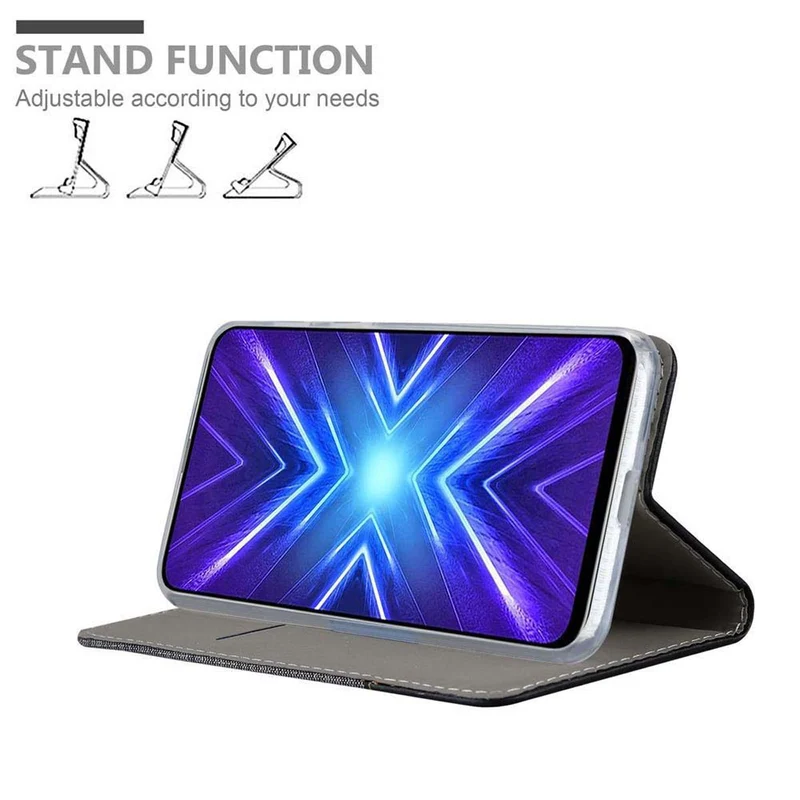 Cadorabo Hülle kompatibel mit Honor 9X Schutzhülle mit Magnetverschluss, Standfunktion und Kartenfach
