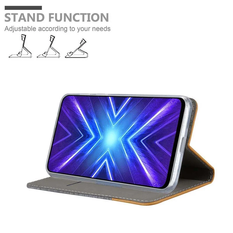 Cadorabo Hülle kompatibel mit Honor 9X Schutzhülle mit Magnetverschluss, Standfunktion und Kartenfach
