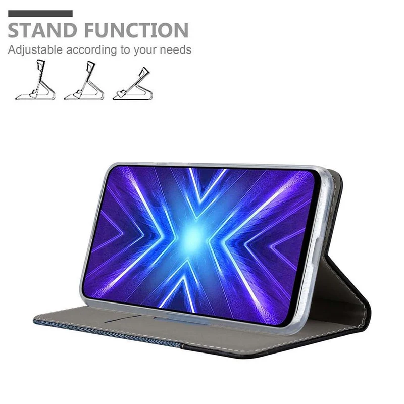 Cadorabo Hülle kompatibel mit Honor 9X Schutzhülle mit Magnetverschluss, Standfunktion und Kartenfach