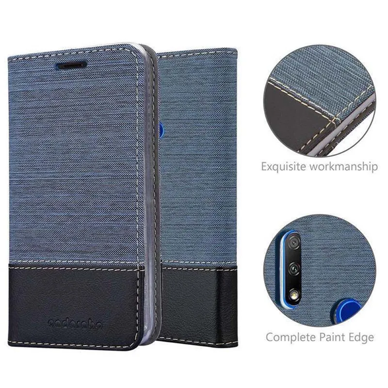 Cadorabo Hülle kompatibel mit Honor 9X Schutzhülle mit Magnetverschluss, Standfunktion und Kartenfach