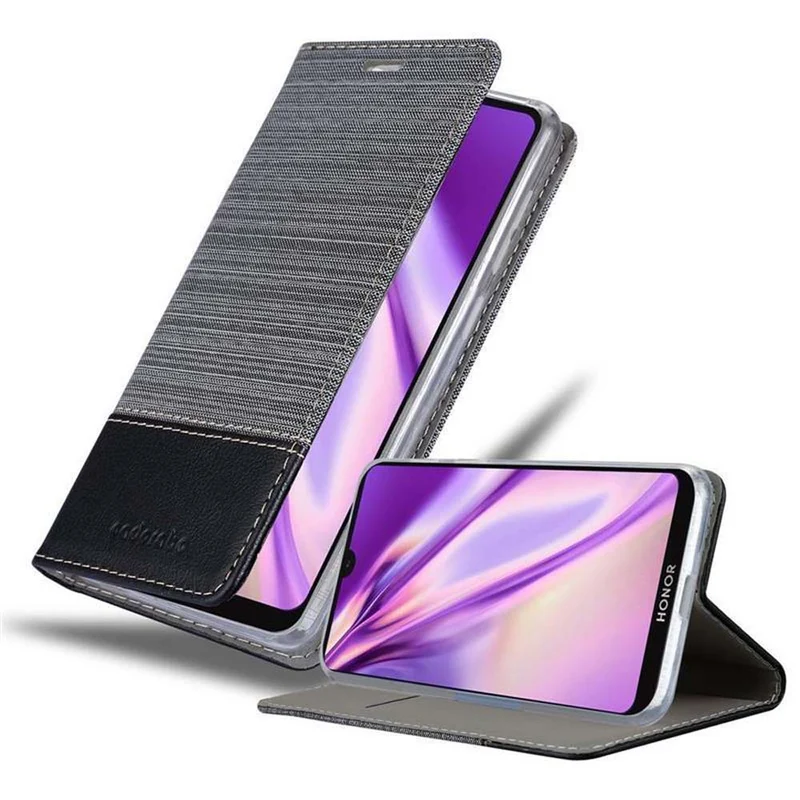 Cadorabo Hülle kompatibel mit Huawei Y5 2019 / Enjoy Play 8 / Honor 8S Schutzhülle mit Magnetverschluss, Standfunktion und Kartenfach