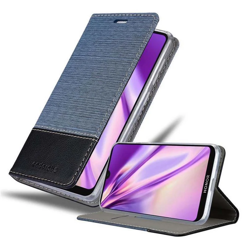 Cadorabo Hülle kompatibel mit Huawei Y5 2019 / Enjoy Play 8 / Honor 8S Schutzhülle mit Magnetverschluss, Standfunktion und Kartenfach