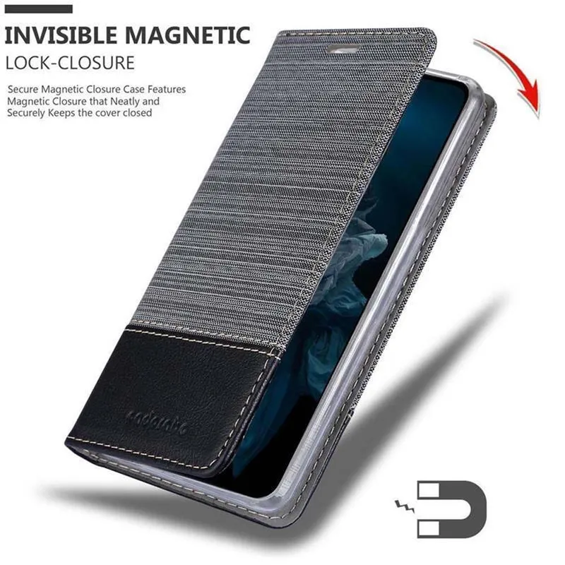 Cadorabo Hülle kompatibel mit Honor 20 PRO Schutzhülle mit Magnetverschluss, Standfunktion und Kartenfach