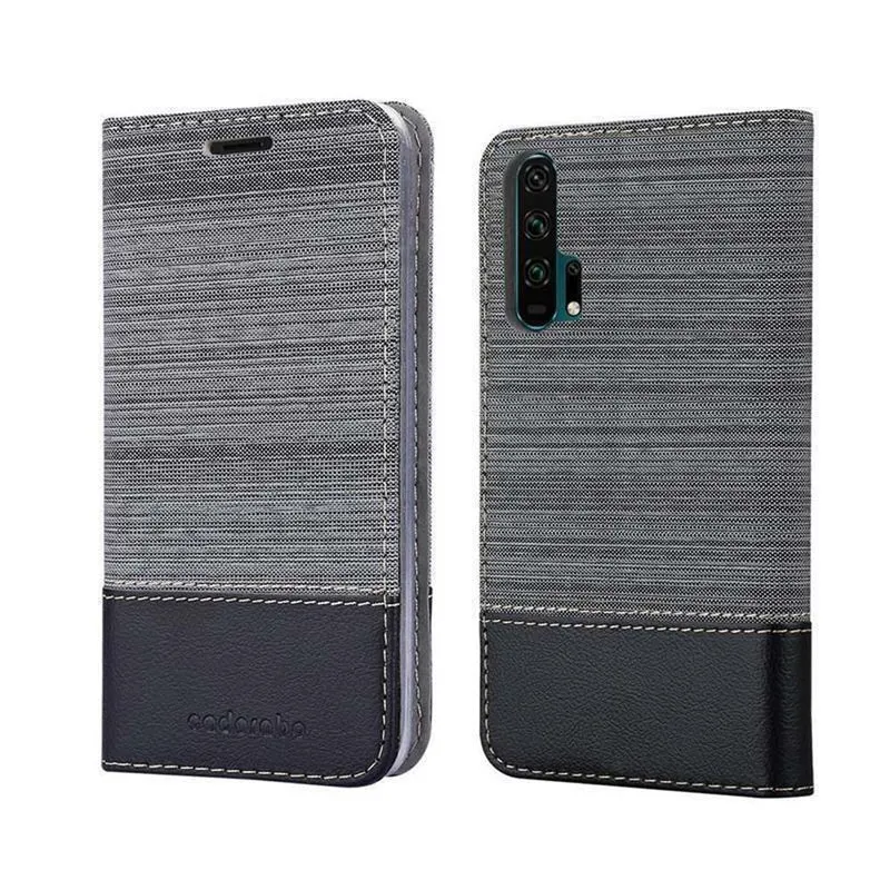 Cadorabo Hülle kompatibel mit Honor 20 PRO Schutzhülle mit Magnetverschluss, Standfunktion und Kartenfach