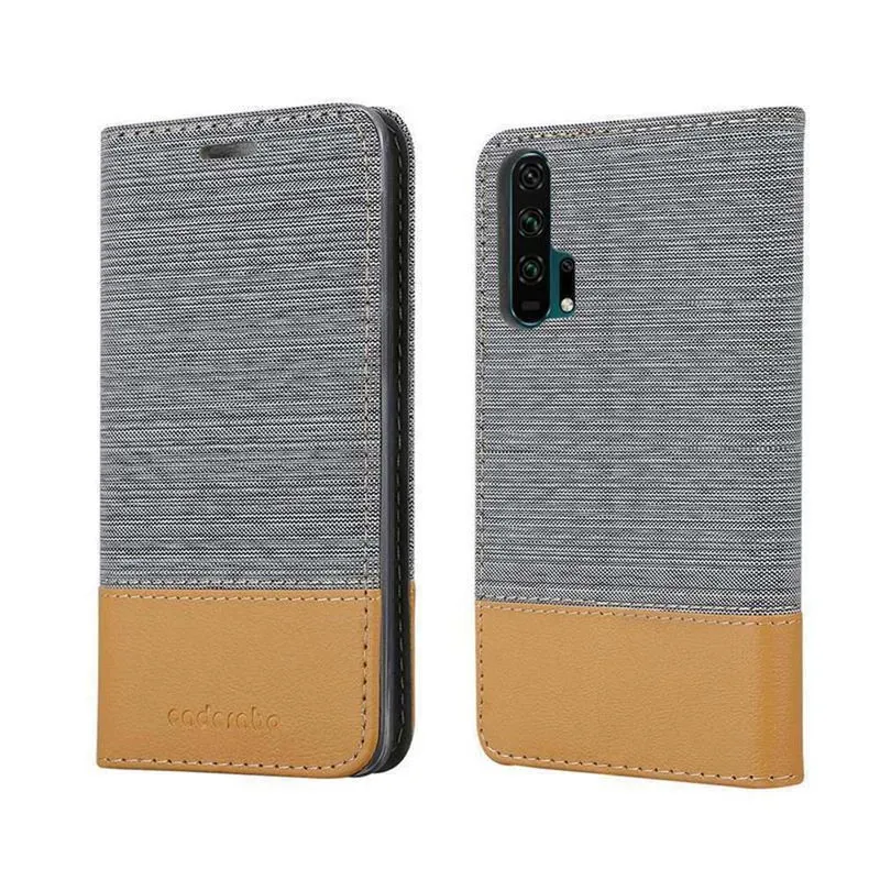 Cadorabo Hülle kompatibel mit Honor 20 PRO Schutzhülle mit Magnetverschluss, Standfunktion und Kartenfach