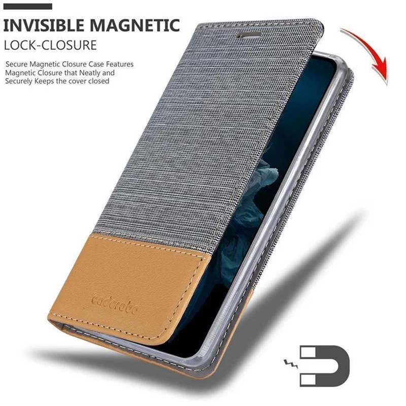 Cadorabo Hülle kompatibel mit Honor 20 PRO Schutzhülle mit Magnetverschluss, Standfunktion und Kartenfach