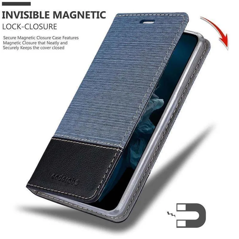 Cadorabo Hülle kompatibel mit Honor 20 PRO Schutzhülle mit Magnetverschluss, Standfunktion und Kartenfach