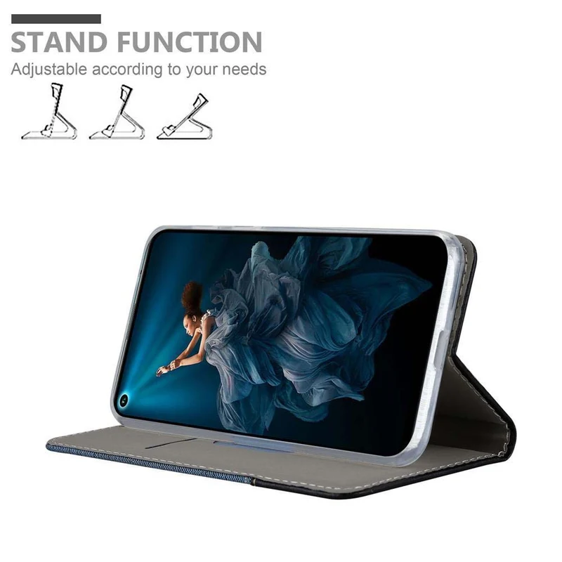Cadorabo Hülle kompatibel mit Honor 20 PRO Schutzhülle mit Magnetverschluss, Standfunktion und Kartenfach