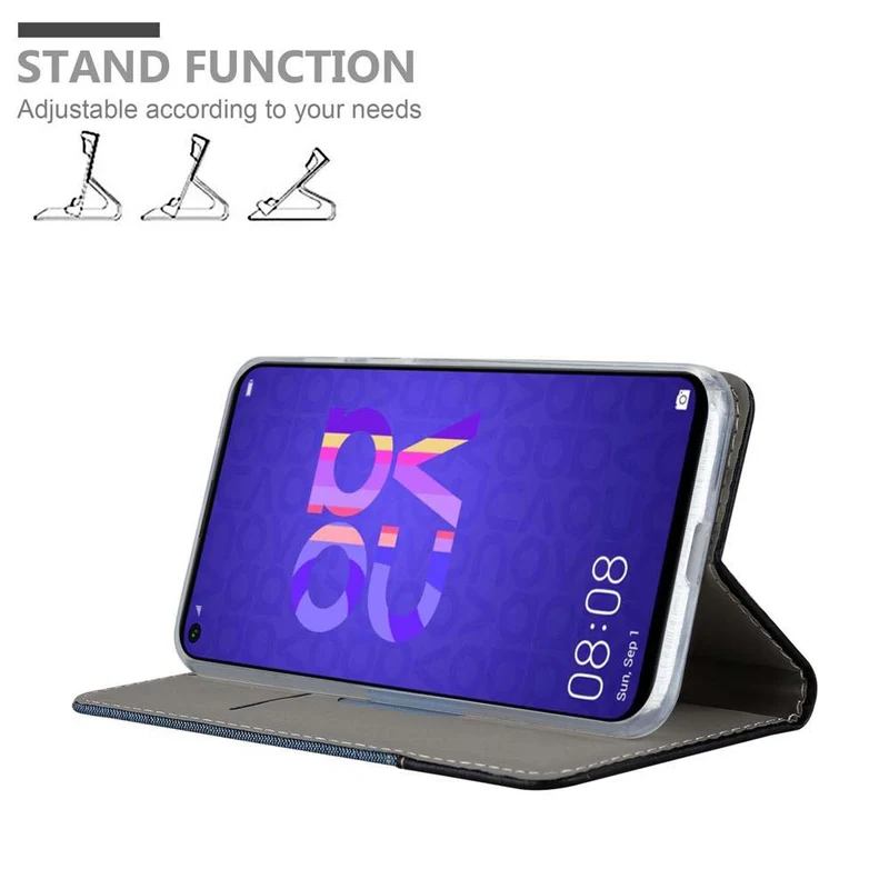 Cadorabo Hülle kompatibel mit Honor 20 / 20S / Huawei NOVA 5T Schutzhülle mit Magnetverschluss, Standfunktion und Kartenfach