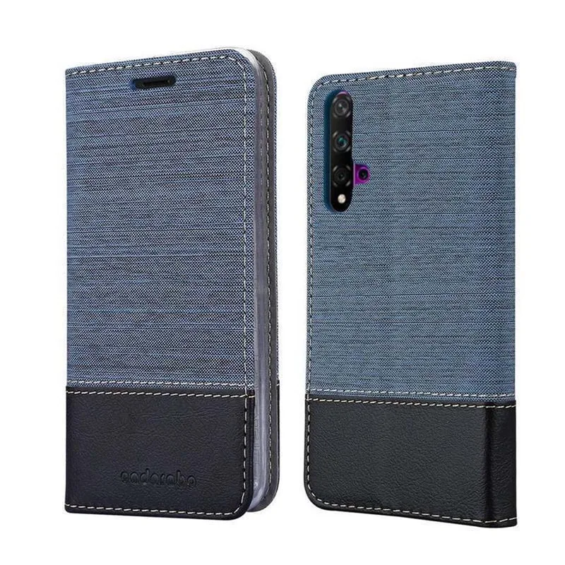 Cadorabo Hülle kompatibel mit Honor 20 / 20S / Huawei NOVA 5T Schutzhülle mit Magnetverschluss, Standfunktion und Kartenfach