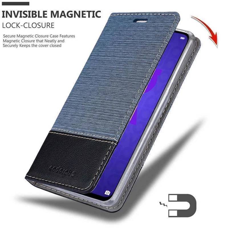 Cadorabo Hülle kompatibel mit Honor 20 / 20S / Huawei NOVA 5T Schutzhülle mit Magnetverschluss, Standfunktion und Kartenfach