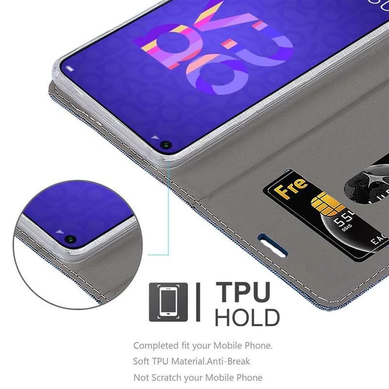Cadorabo Hülle kompatibel mit Honor 20 / 20S / Huawei NOVA 5T Schutzhülle mit Magnetverschluss, Standfunktion und Kartenfach
