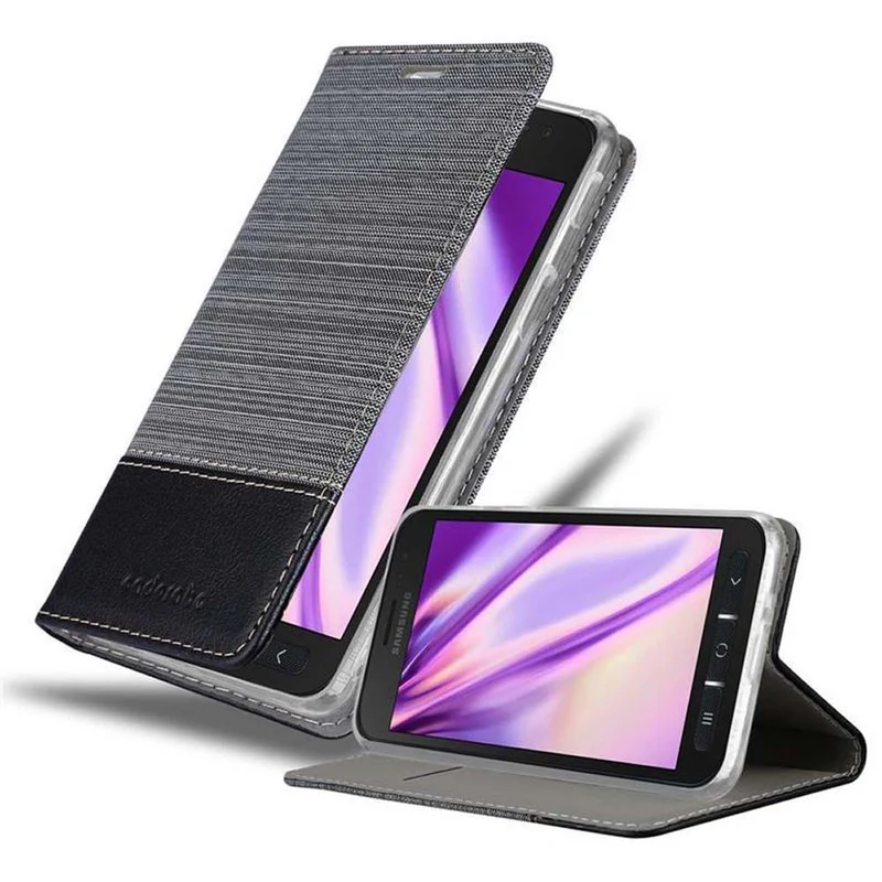 Cadorabo Hülle kompatibel mit Samsung Galaxy XCover 4 / XCover 4s Schutzhülle mit Magnetverschluss, Standfunktion und Kartenfach