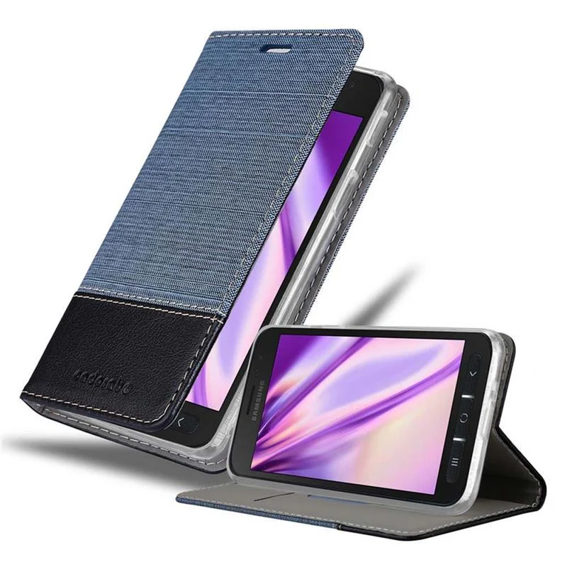 Cadorabo Hülle kompatibel mit Samsung Galaxy XCover 4 / XCover 4s Schutzhülle mit Magnetverschluss, Standfunktion und Kartenfach