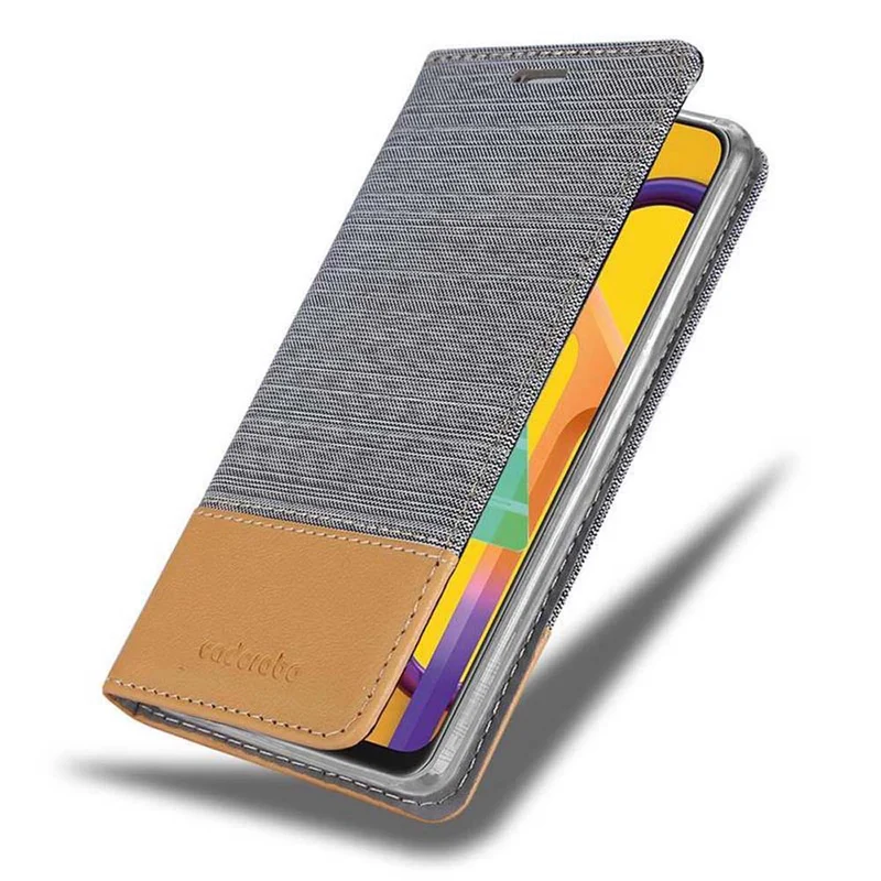 Cadorabo Hülle kompatibel mit Samsung Galaxy M21 / M30s Schutzhülle mit Magnetverschluss, Standfunktion und Kartenfach