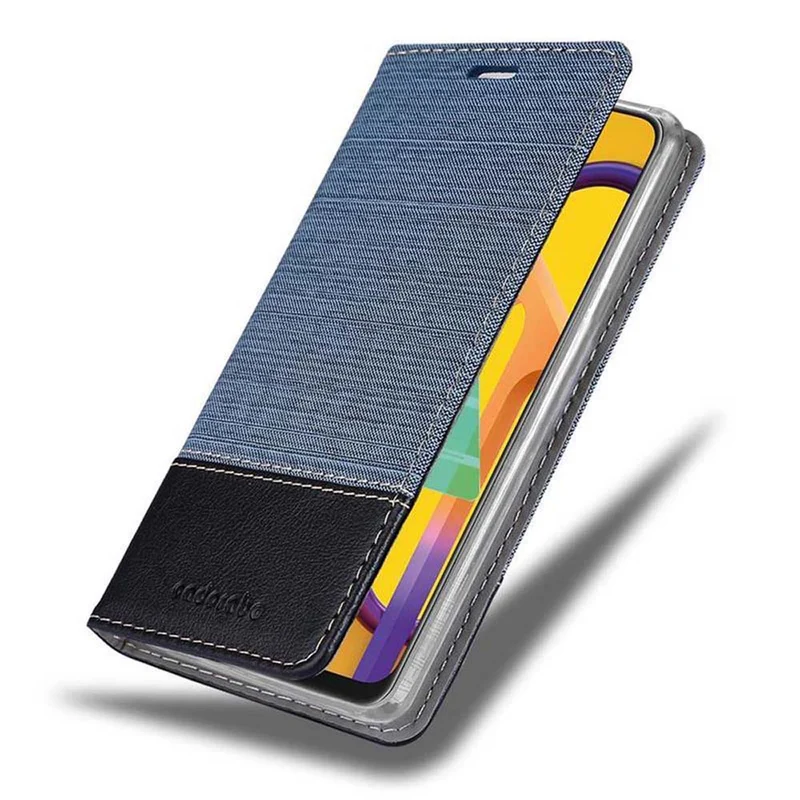 Cadorabo Hülle kompatibel mit Samsung Galaxy M21 / M30s Schutzhülle mit Magnetverschluss, Standfunktion und Kartenfach