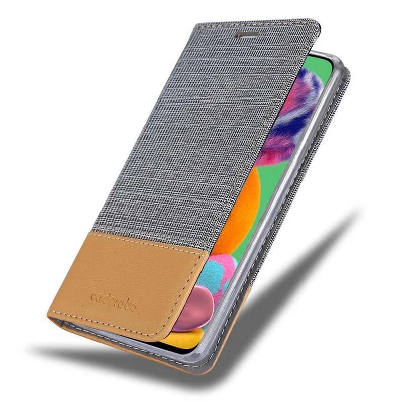Cadorabo Hülle kompatibel mit Samsung Galaxy A90 5G Schutzhülle mit Magnetverschluss, Standfunktion und Kartenfach