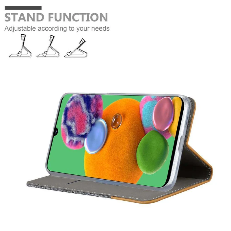 Cadorabo Hülle kompatibel mit Samsung Galaxy A90 5G Schutzhülle mit Magnetverschluss, Standfunktion und Kartenfach