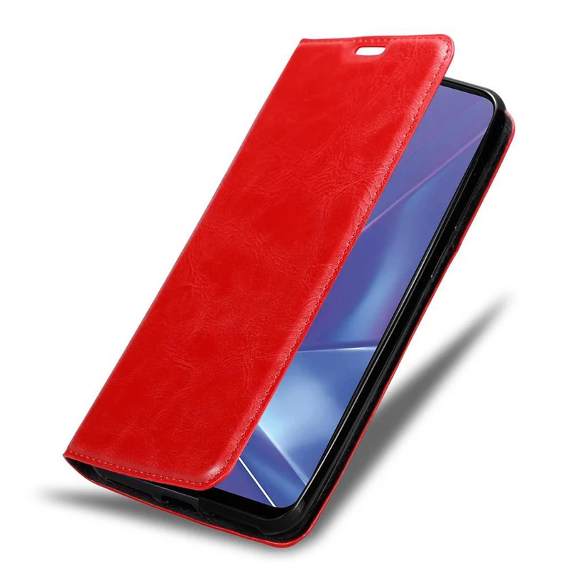 Cadorabo Hülle kompatibel mit Oppo A52 Schutzhülle mit Magnetverschluss, Standfunktion und Kartenfach