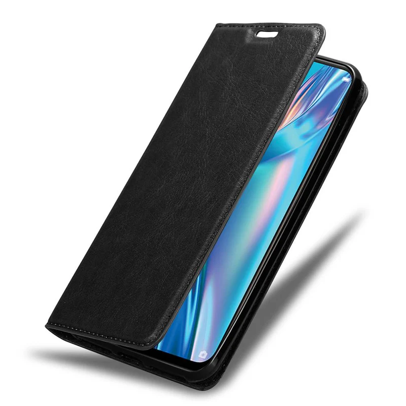 Cadorabo Hülle kompatibel mit Oppo A12 Schutzhülle mit Magnetverschluss, Standfunktion und Kartenfach