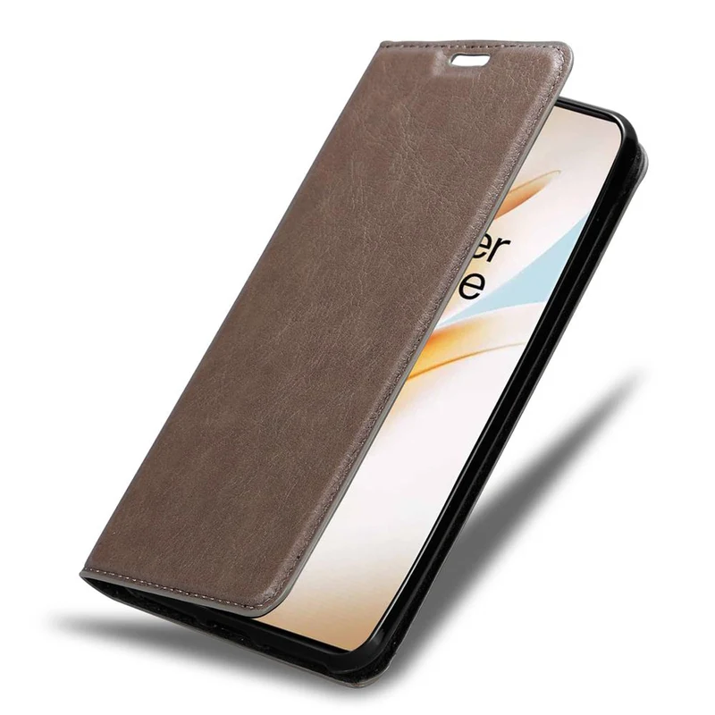 Cadorabo Hülle kompatibel mit OnePlus 8 PRO Schutzhülle mit Magnetverschluss, Standfunktion und Kartenfach