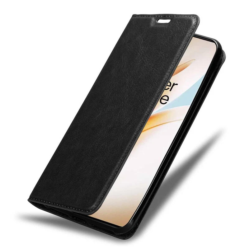 Cadorabo Hülle kompatibel mit OnePlus 8 PRO Schutzhülle mit Magnetverschluss, Standfunktion und Kartenfach