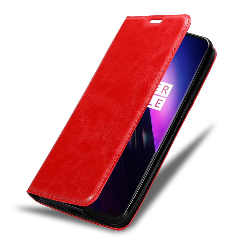 Cadorabo Hülle kompatibel mit OnePlus 8 Schutzhülle mit Magnetverschluss, Standfunktion und Kartenfach