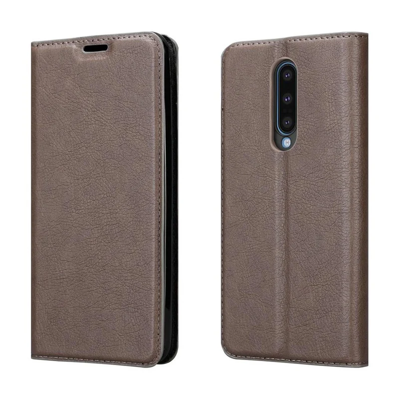 Cadorabo Hülle kompatibel mit OnePlus 8 Schutzhülle mit Magnetverschluss, Standfunktion und Kartenfach