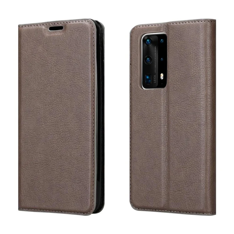 Cadorabo Hülle kompatibel mit Huawei P40 PRO / P40 PRO+ Schutzhülle mit Magnetverschluss, Standfunktion und Kartenfach