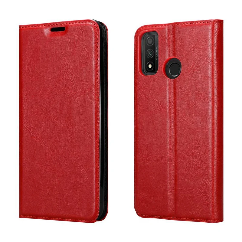 Cadorabo Hülle kompatibel mit Huawei P SMART 2020 Schutzhülle mit Magnetverschluss, Standfunktion und Kartenfach