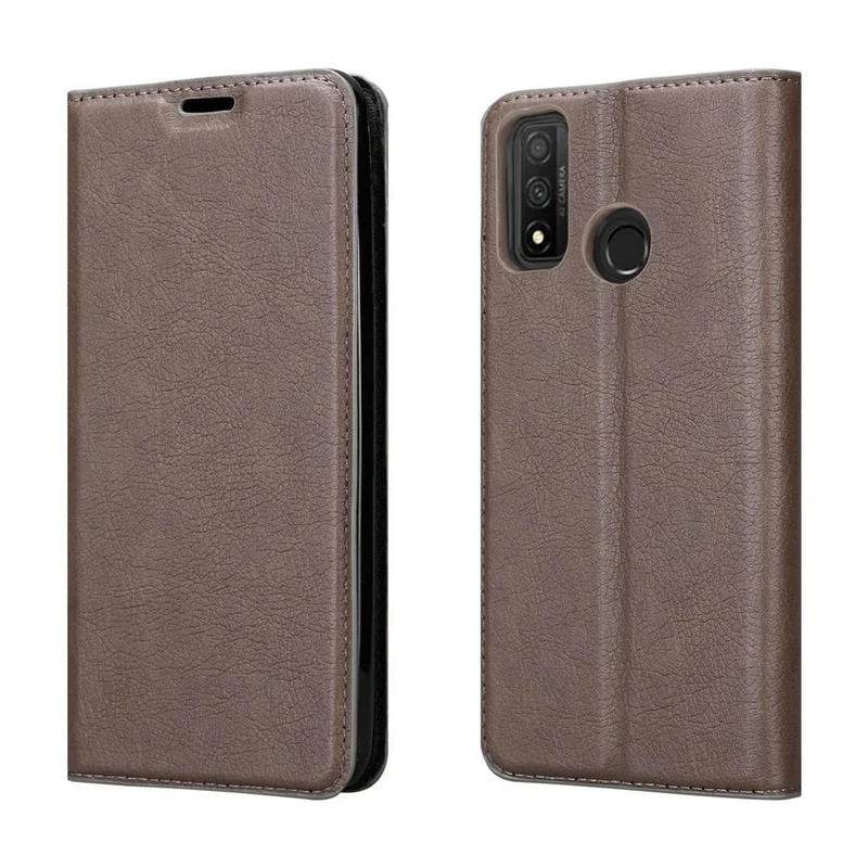 Cadorabo Hülle kompatibel mit Huawei P SMART 2020 Schutzhülle mit Magnetverschluss, Standfunktion und Kartenfach
