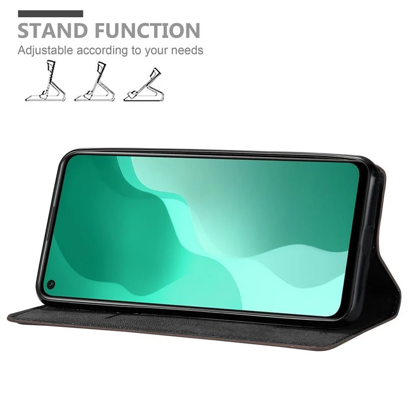 Cadorabo Hülle kompatibel mit Huawei NOVA 7 SE Schutzhülle mit Magnetverschluss, Standfunktion und Kartenfach
