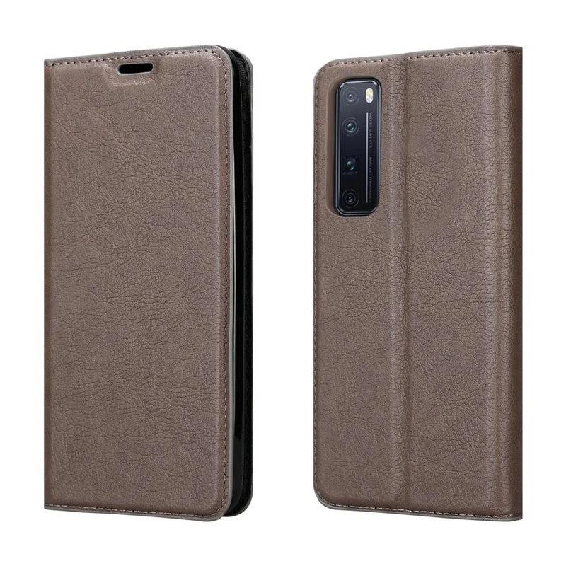 Cadorabo Hülle kompatibel mit Huawei NOVA 7 PRO 5G Schutzhülle mit Magnetverschluss, Standfunktion und Kartenfach