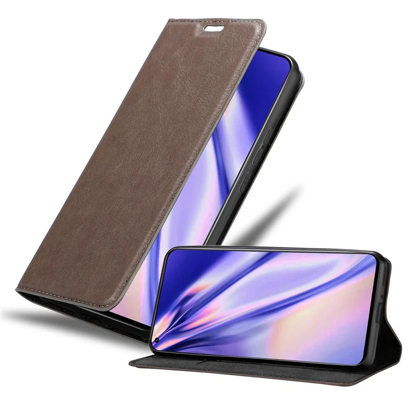 Cadorabo Hülle kompatibel mit Huawei NOVA 7 5G Schutzhülle mit Magnetverschluss, Standfunktion und Kartenfach