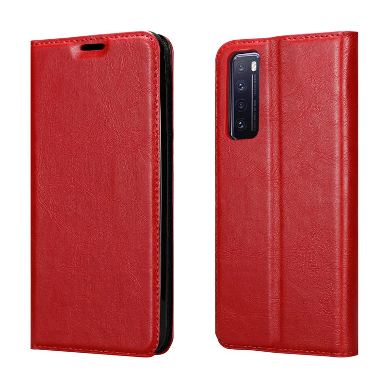 Cadorabo Hülle kompatibel mit Huawei NOVA 7 5G Schutzhülle mit Magnetverschluss, Standfunktion und Kartenfach